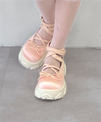 Satin ballet shoes(Pink-S)