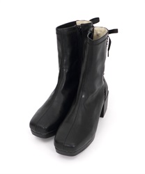 Square Stretch boots(Black-S)