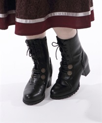 Napoleon lace -up boots(Black-S)