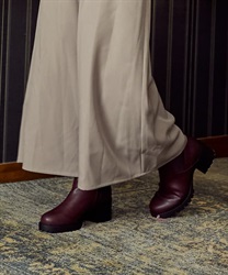 Frill side gore boots(Wine-S)