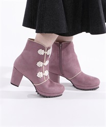 China button boots(Pink-S)