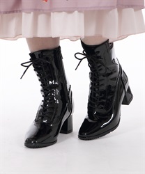 Lace -uprain boots(Black-S)