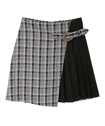 Bicolor skirt with belt(Chachol-Free)