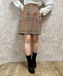 Roiting check mini Skirt
