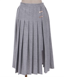 Slit design pleats Skirt(Chachol-F)