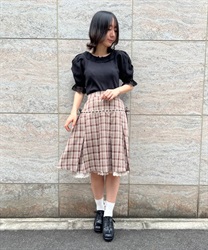 Hashigo Lace Design Skirt