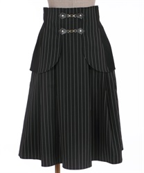 Corset style design Skirt(Black-F)