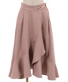 Raffle frilled style Skirt(Brown-F)