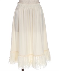 Lace Layered Petite Skirt(Ecru-F)