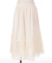 Lace medium petti skirt(Ecru-F)