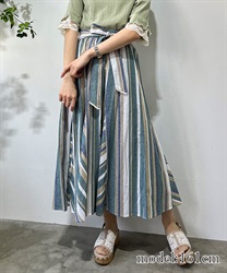 Multi -striped Skirt
