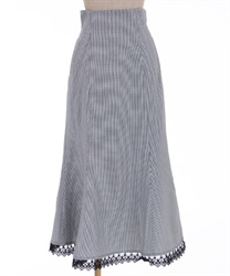 Long mermaid skirt(Black-F)