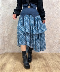 Ashimefryl Skirt with corset(Blue-F)