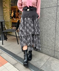 Ashimefryl Skirt with corset(Black-F)