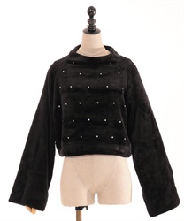 Bijou Design Bore Pullover(Black-F)