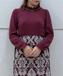 Frilled cut Pullover