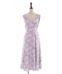 Long floraison dress(Lavender-F)