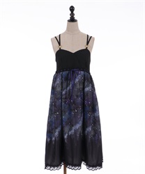 Milky Way Camisole Dress(Black-F)
