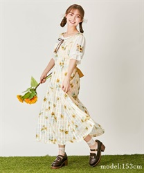 Sunflower Relley Long Dress(Yellow-F)