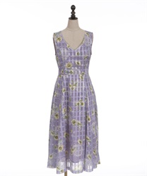 Sunflower Relley Long Dress(Lavender-F)