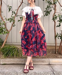 Hibiscus pattern Dress