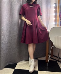Cut out parka Dress(Red-F)