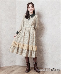 【Time Sale】Fragrant olive pattern dress
