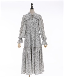 Toward Jui style pattern Dress(Grey-F)