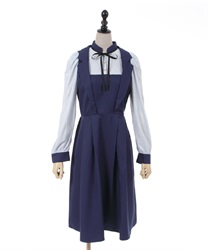 Best layered design Dress(Blue-F)