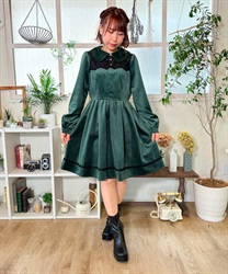 Lace Design Veroa Dress(Green-F)