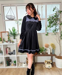 Lace Design Veroa Dress(Black-F)