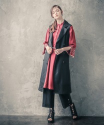 Long trench style gilet