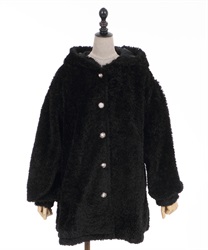 Volume design boa coat(Black-Free)