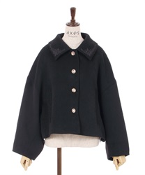 Short length overcoat(Black-F)