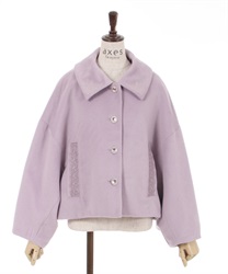 Short length overcoat(Lavender-F)