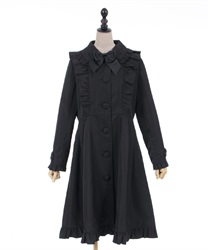 Girly Ribon wrench coat(Black-F)