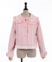 Gurley ribbon short coat(Pink-F)