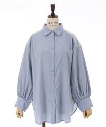 York Lace Shear Shirt(Saxe blue-F)