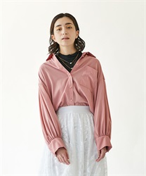 York Lace Shear Shirt(Pink-F)