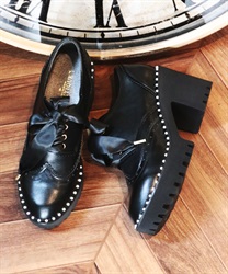 Pearl chips shoes(Black-S)