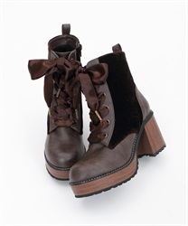 Medium lace-up boot(Brown-S)