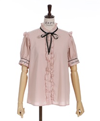 French embroidery cotton Blouse(Pink-F)