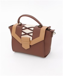 Color scheme flap design Bag(Brown-F)