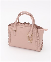 Frill Bag with charm(Pink-F)