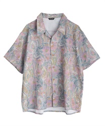 Paisle hawaiian shirt(Pink-M)