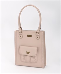 A4 tote bag with pockets(Beige-M)