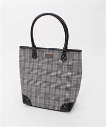 Different material combination tote Bag(Black-F)