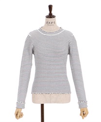 Petit stand melo nit Pullover(White-F)