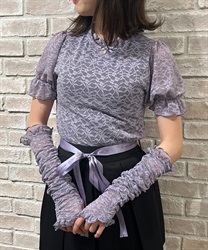 Lace pull with arm cover(Lavender-F)