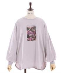 Flower t-shirt(Lavender-F)